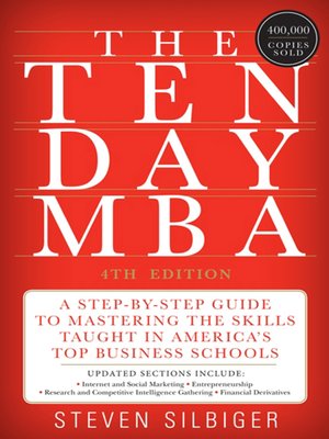 cover image of The Ten-Day MBA 4th Ed.